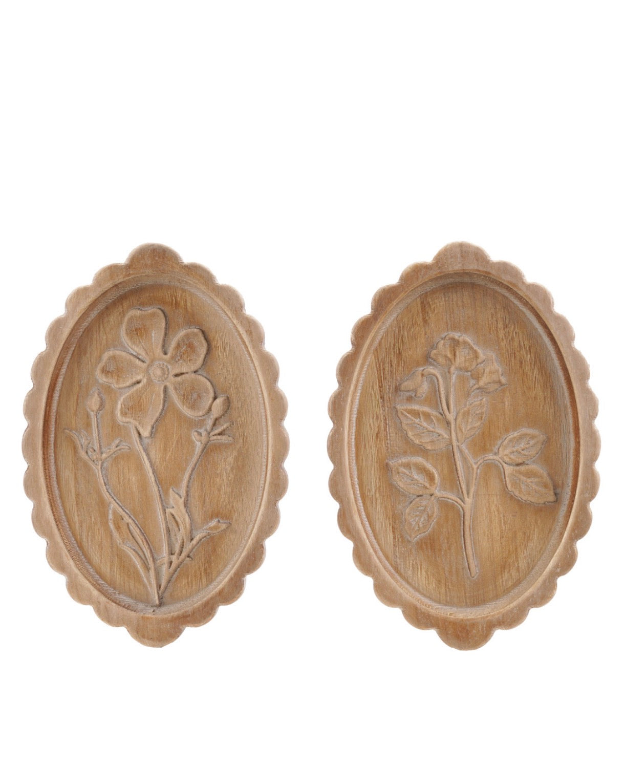 Scalloped Wood Wall Decor