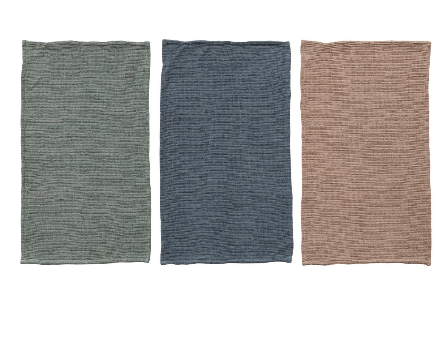 Woven Cotton Waffle Weave Towel