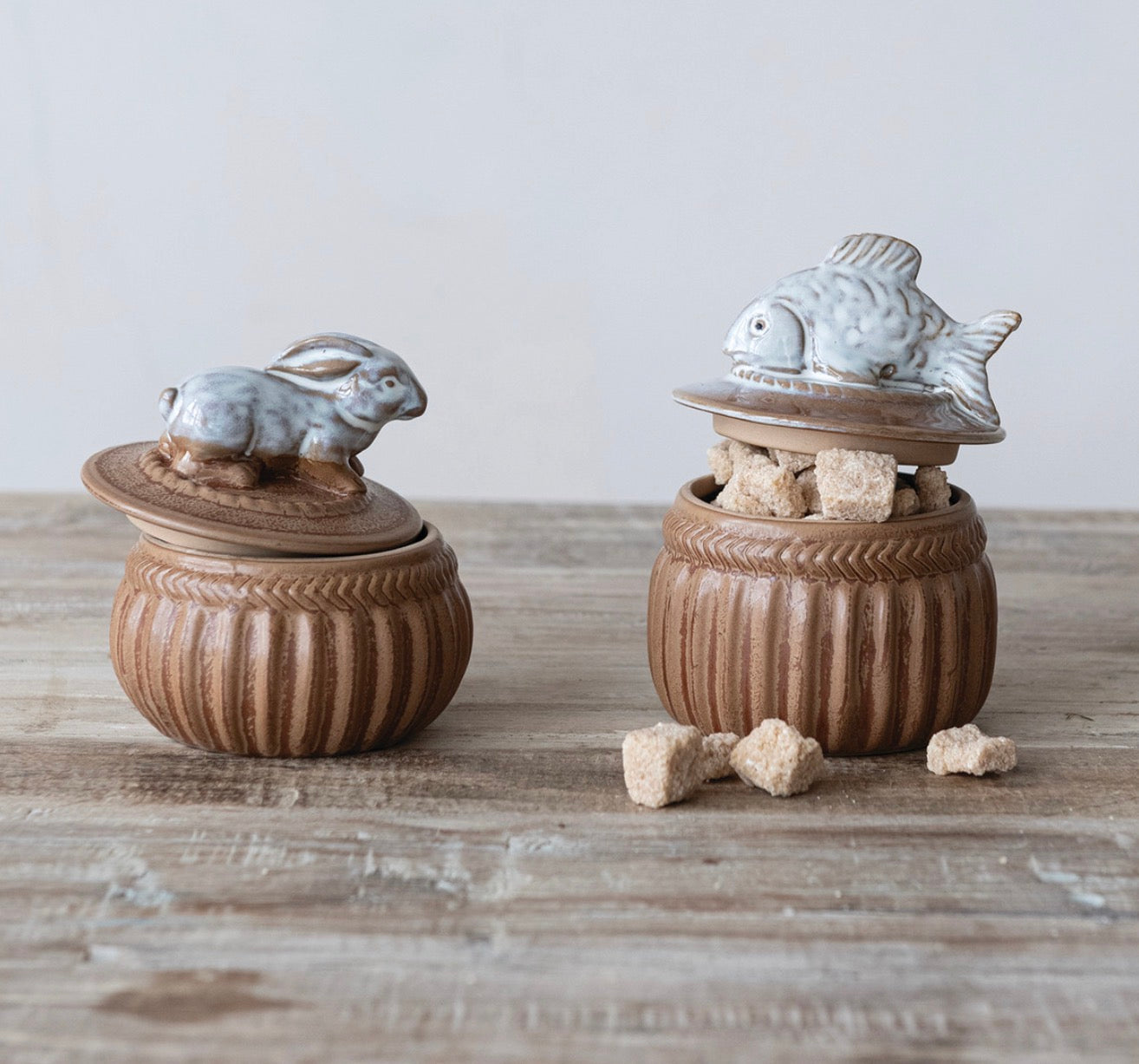 Stoneware Salt Cellar