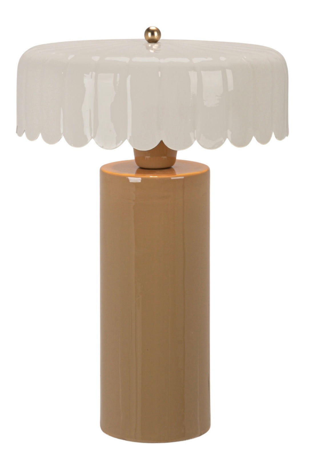 Enameled Metal Table Lamp