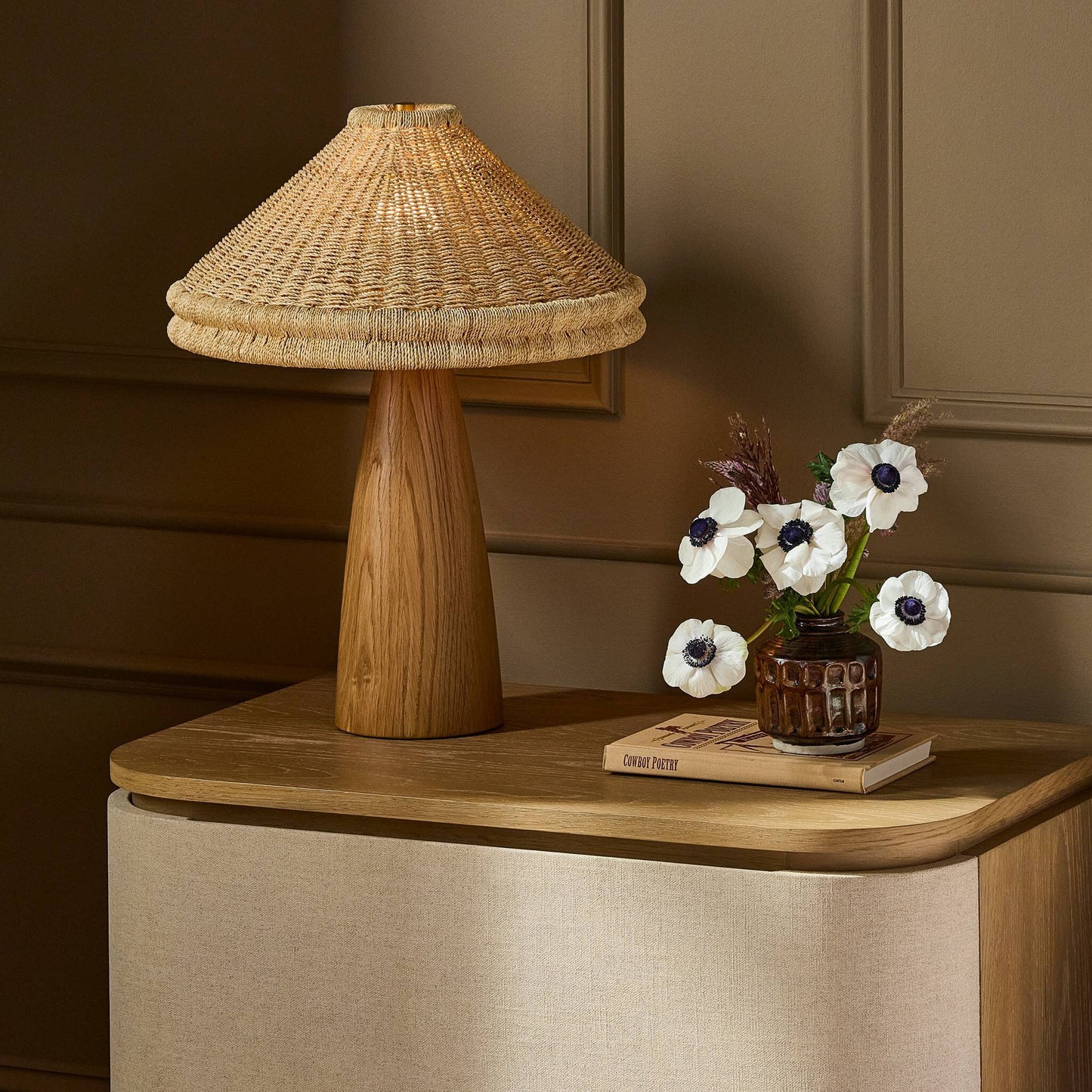 Cane Table Lamp