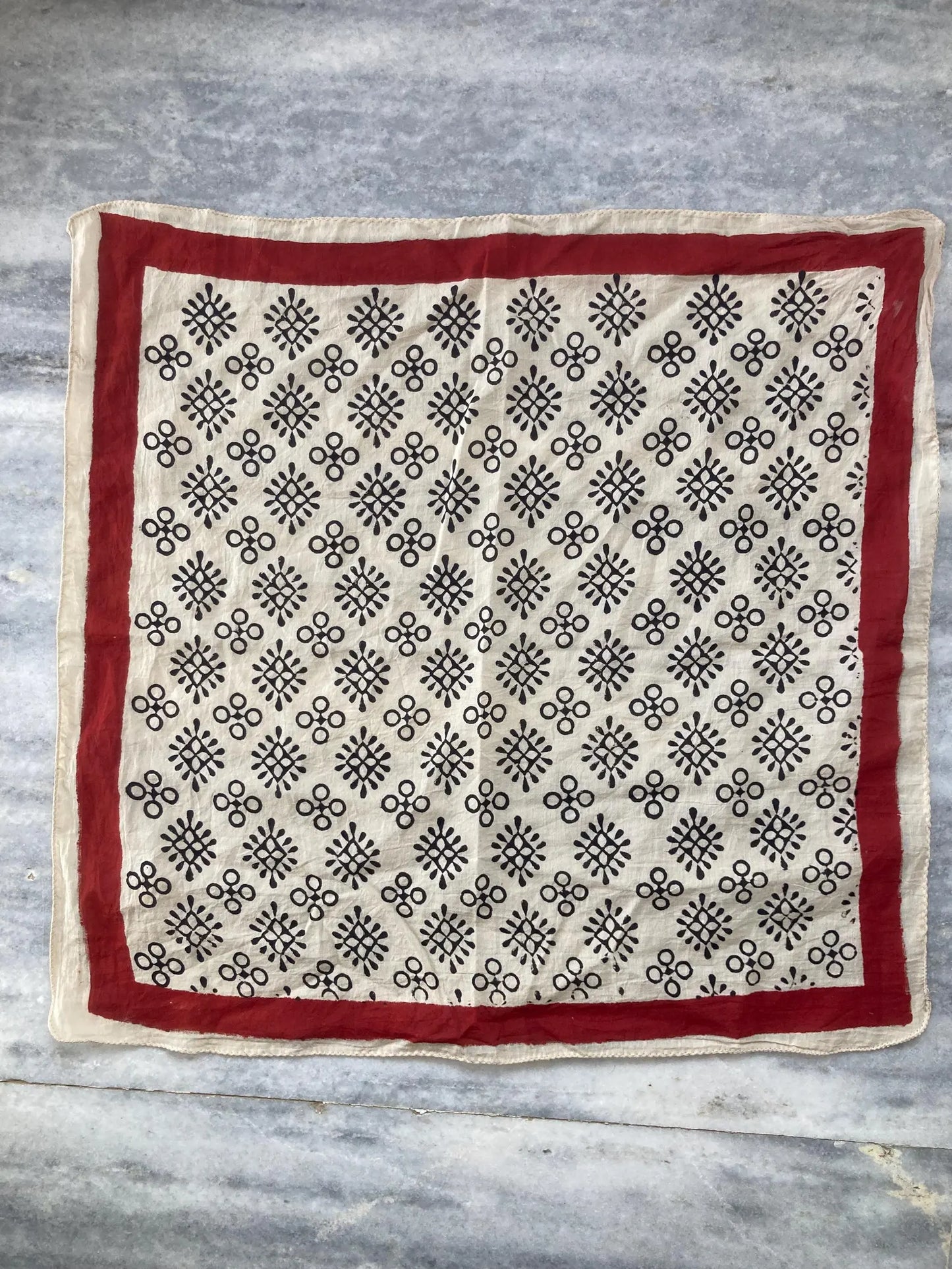 Handblocked Cotton Bandana Group 5