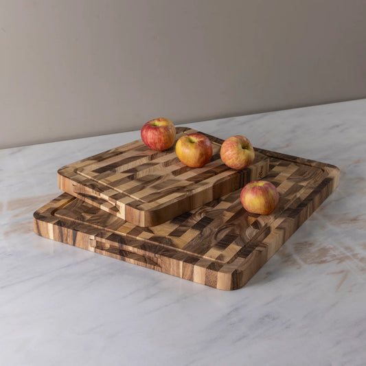 Acacia Wood End Grain Rectangular Boards