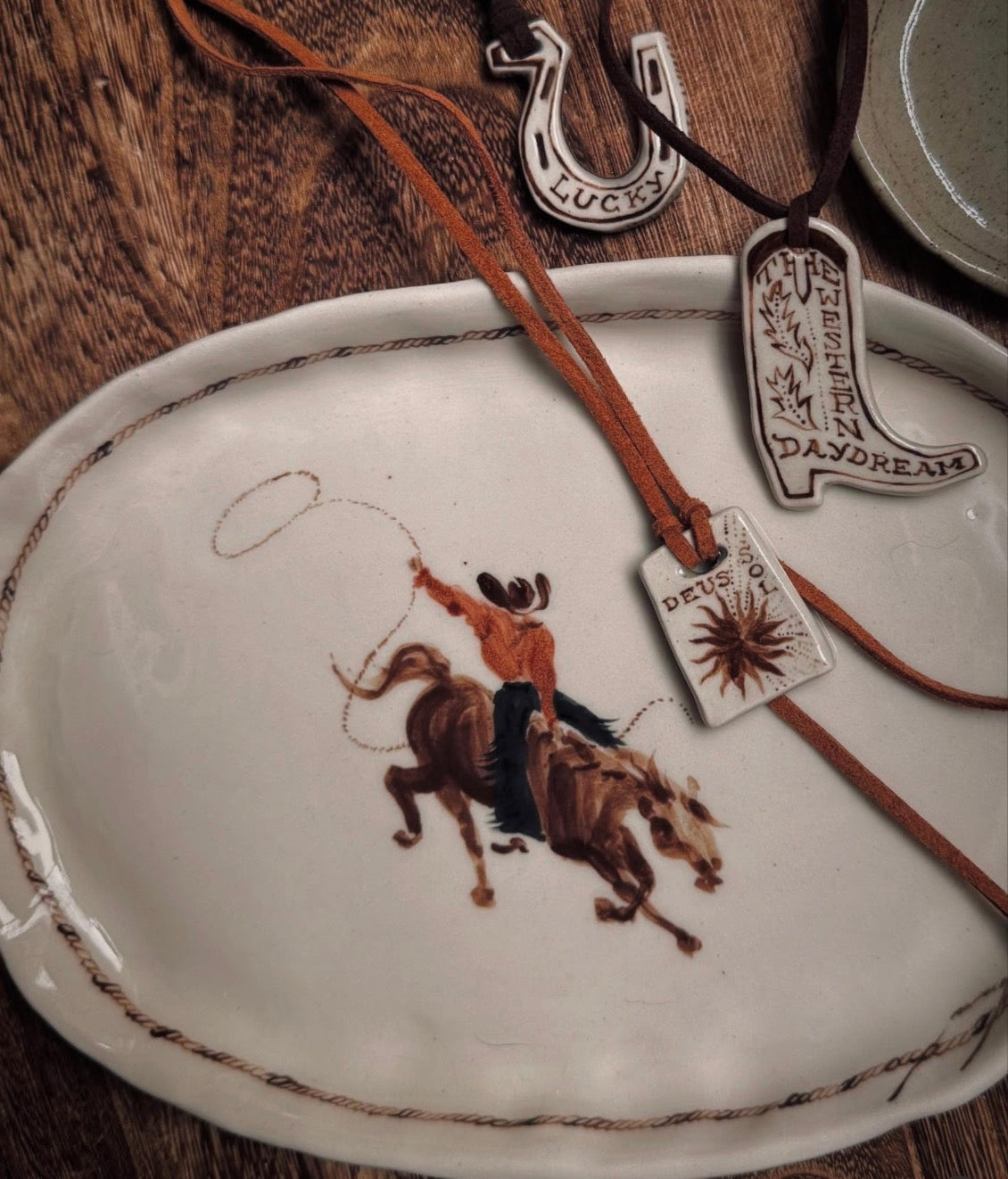 Cattleman Oval Dish