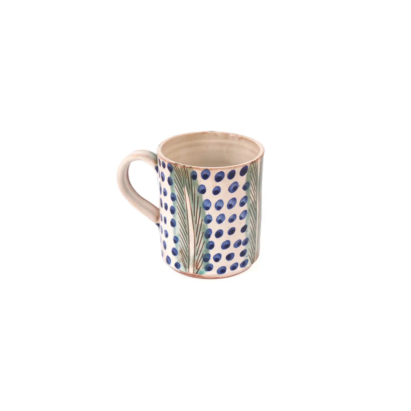 Tall Palm Stroke Ceramic Mug