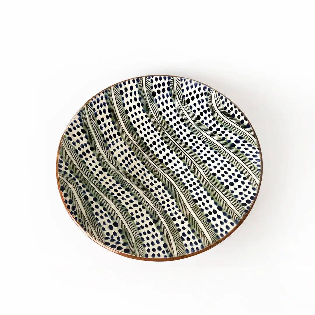 Palm Stokes Ceramic Serving dish