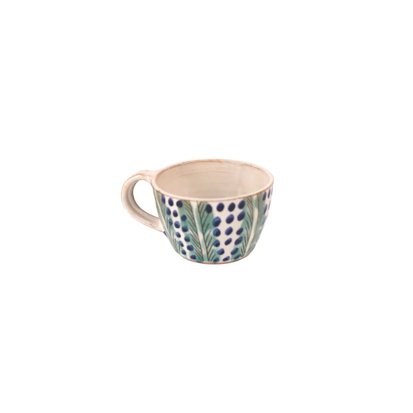 Short Palm Stroke Ceramic Mug