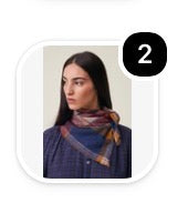 Scarf Chai Velvet