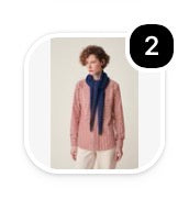 Scarf Elly Comedia