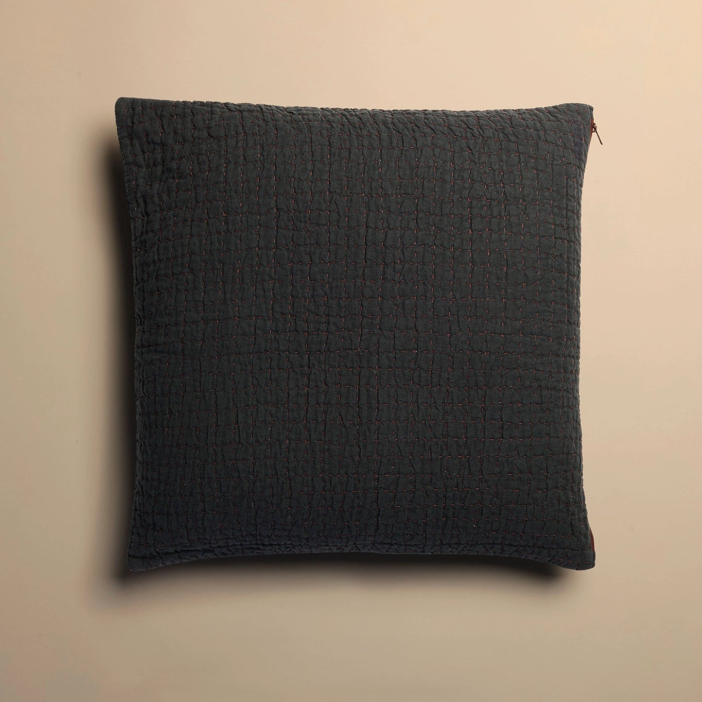 Jasper Quilted Pillow Cover Midnight
