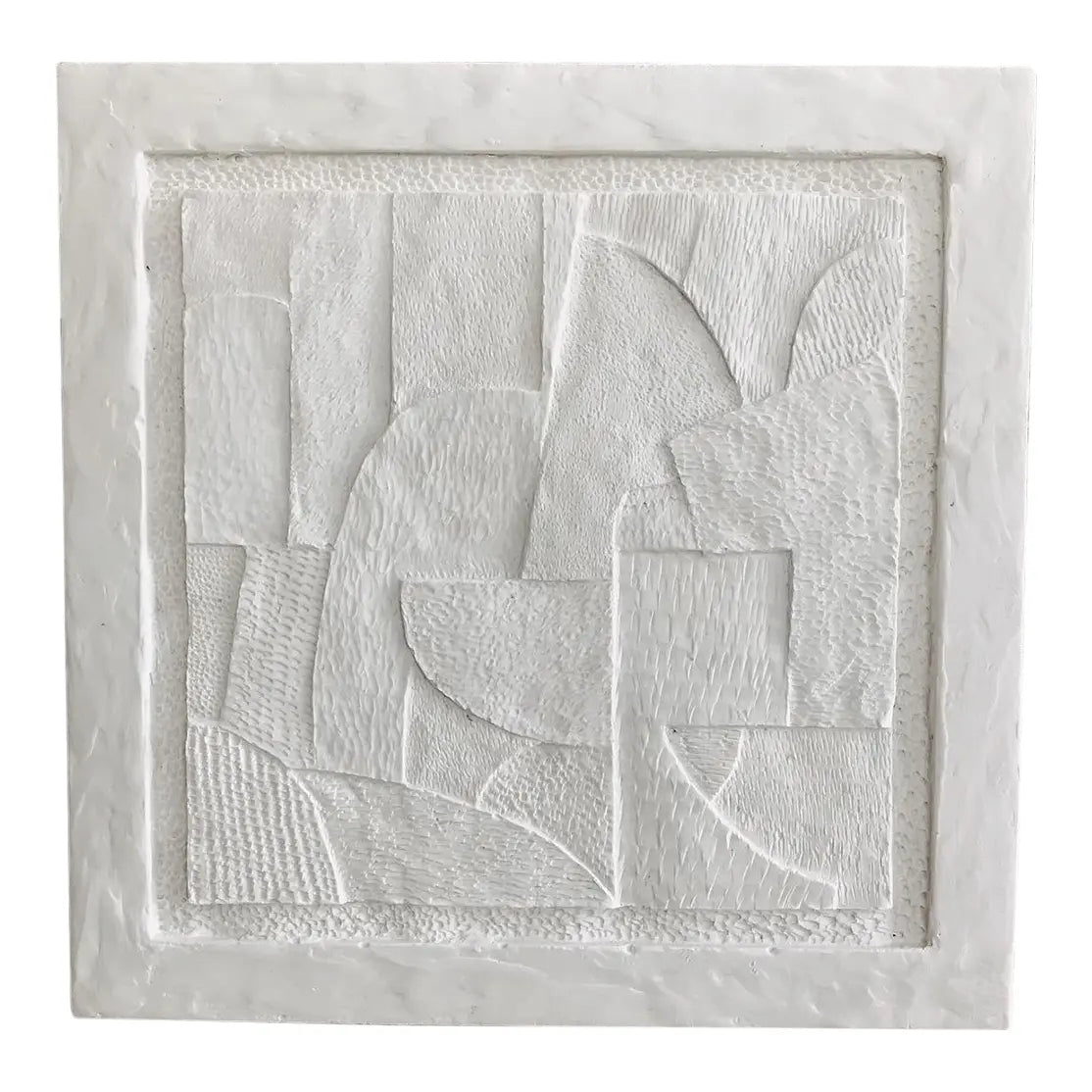 Plaster Cubist Abstract Art