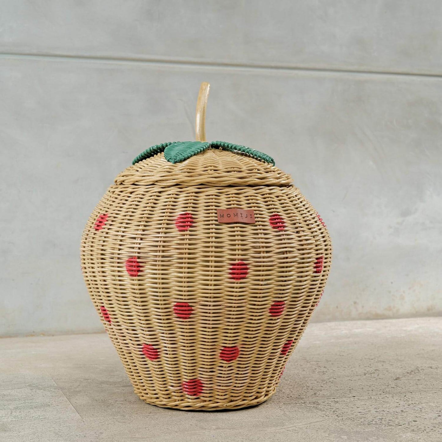 Strawberry Rattan Basket