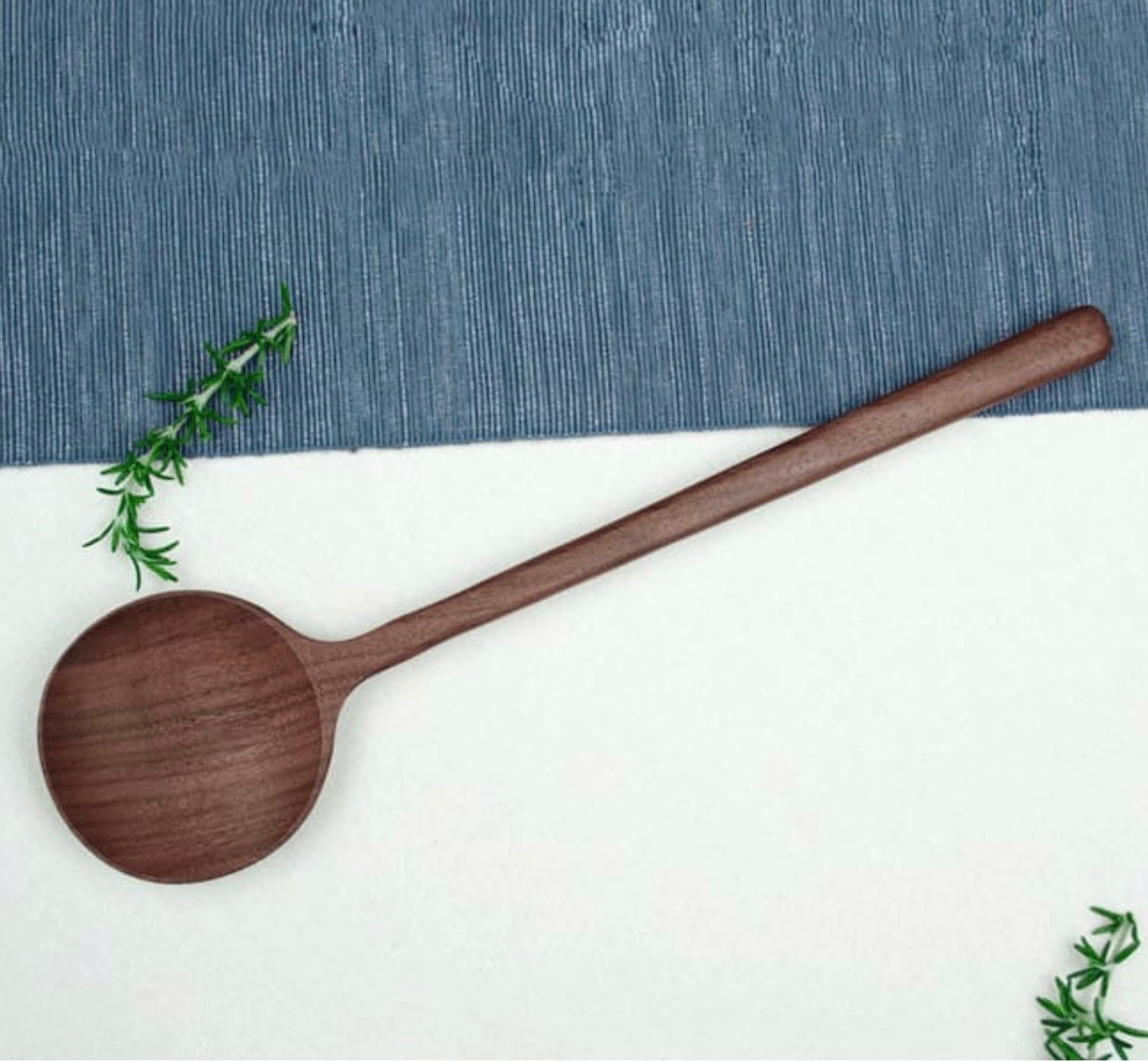 12″ Walnut Round Spoon