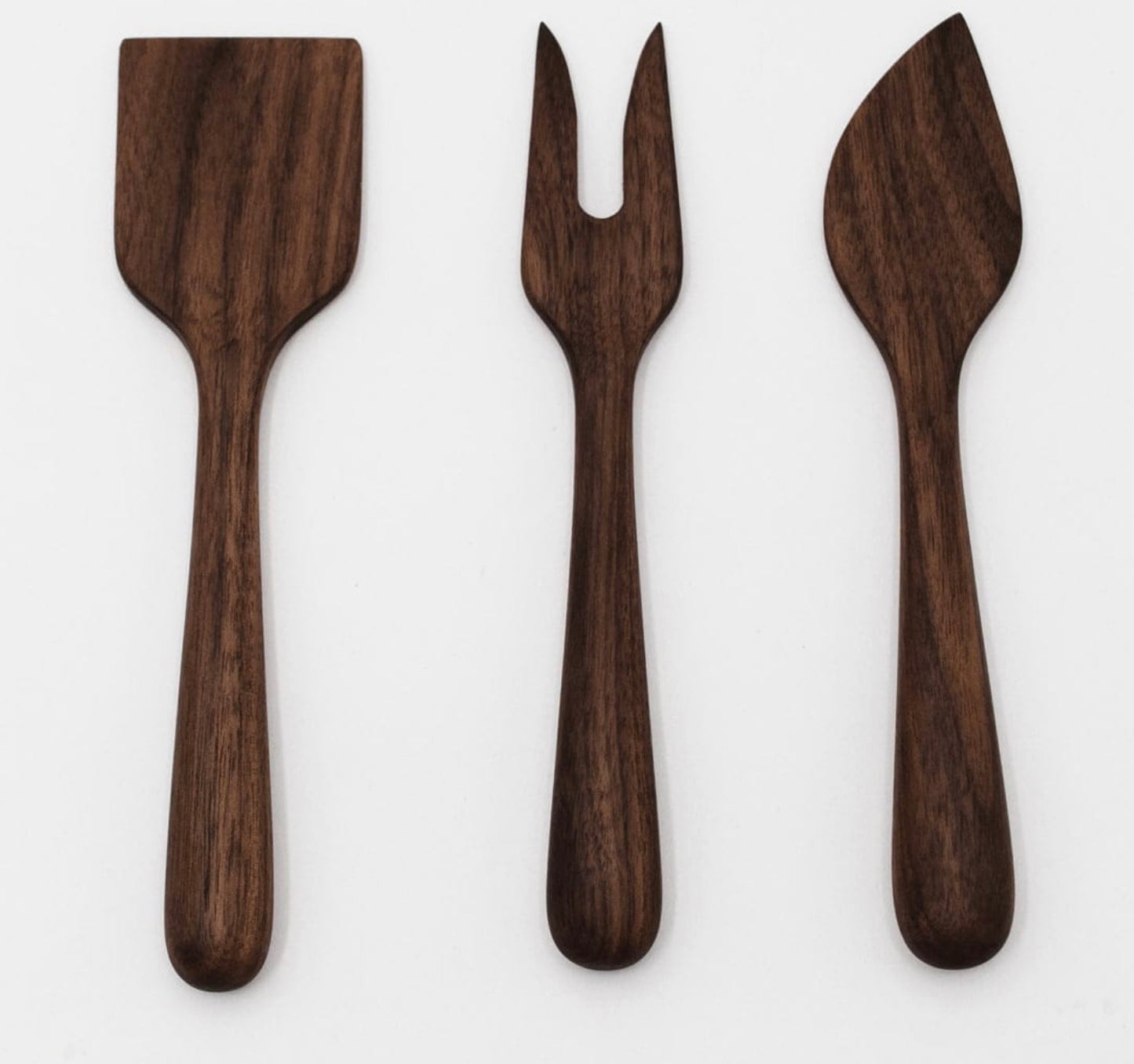 6.5” Walnut Cheese Utensil Set