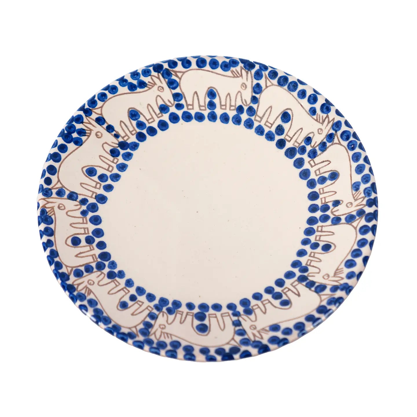 Dotted Donkey Ceramic Plate