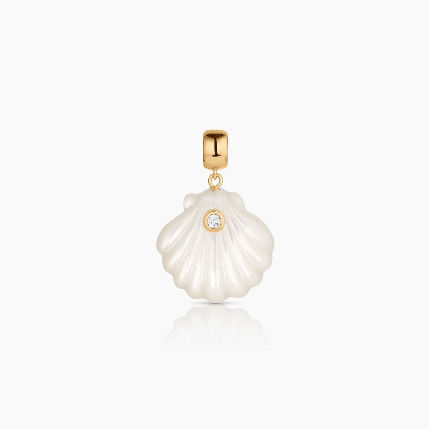 Coquille Mother of Pearl Bail Charm