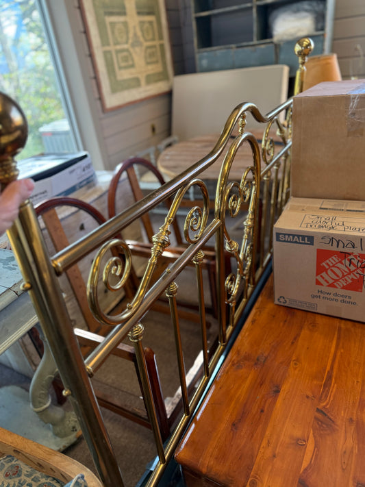 Vintage Brass Bed Headboard