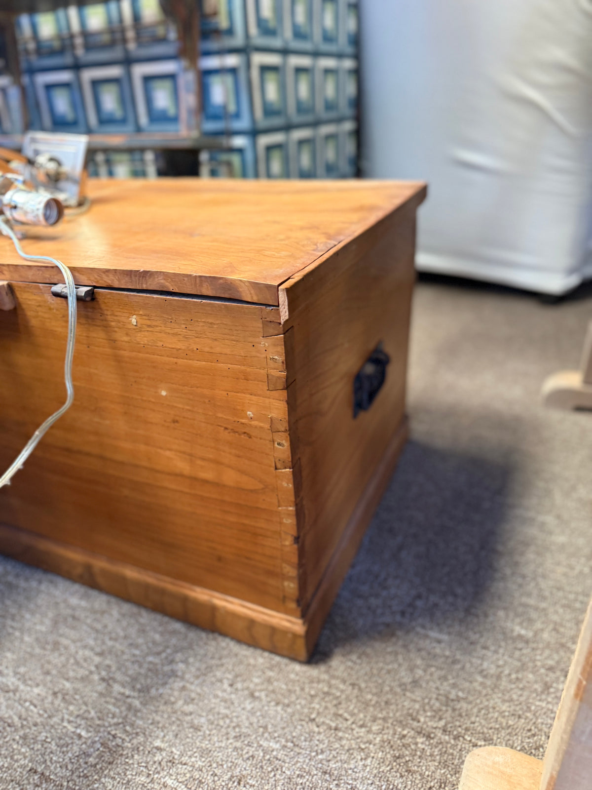19th Century Pine Blanket Chest