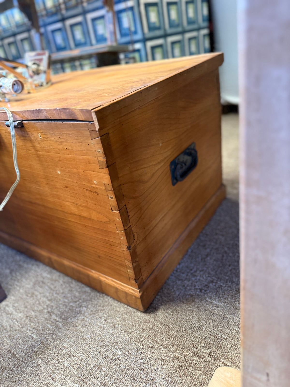 19th Century Pine Blanket Chest