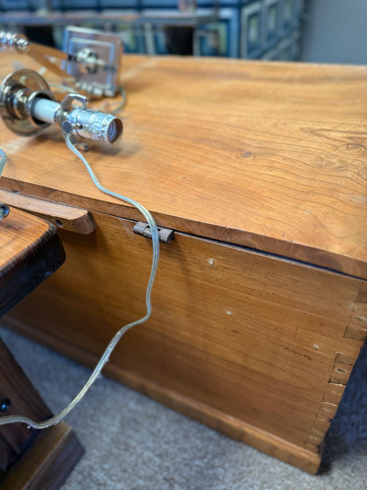 19th Century Pine Blanket Chest