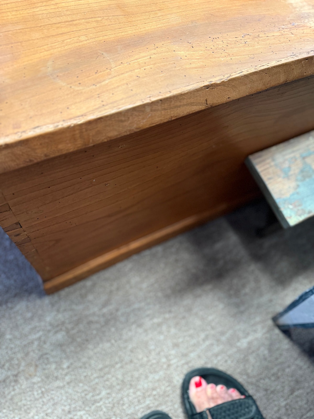 19th Century Pine Blanket Chest