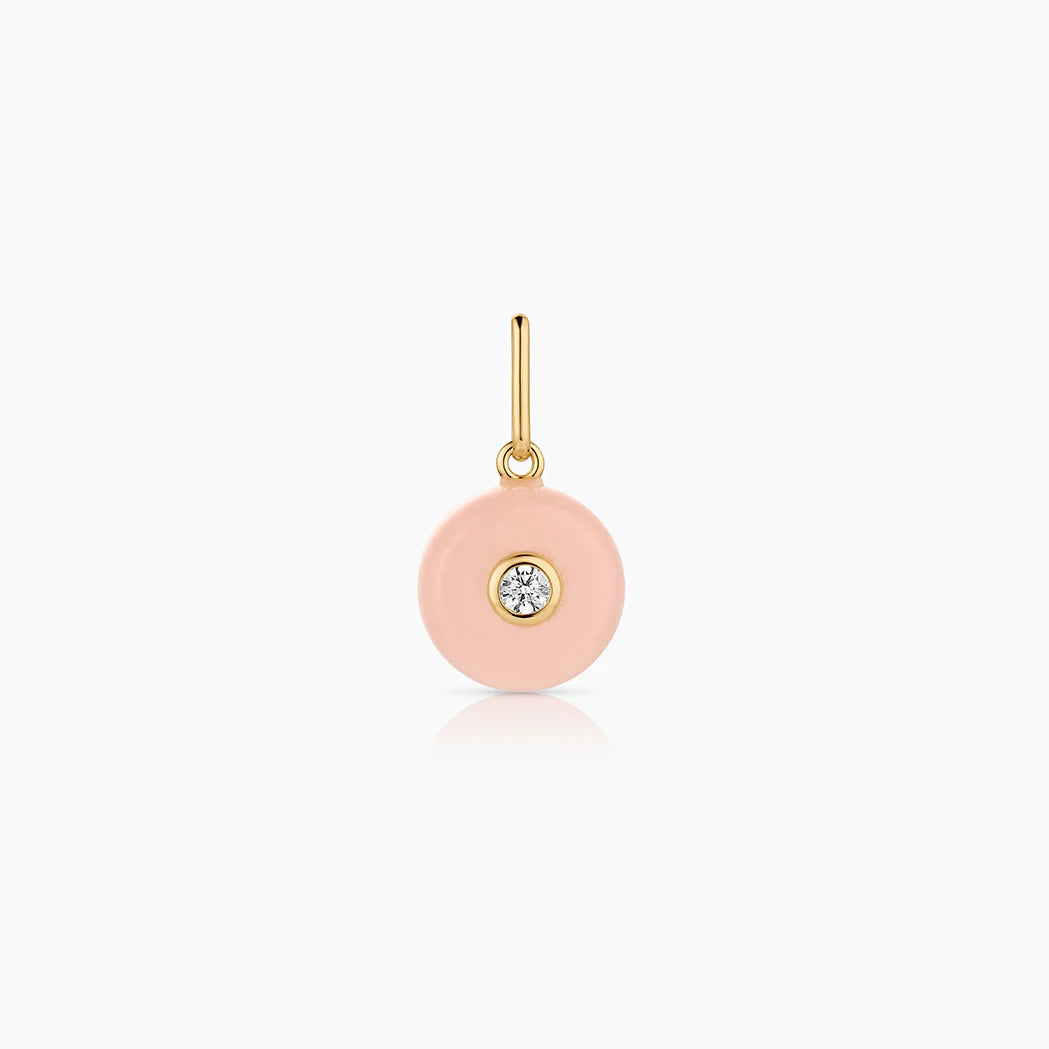 Bebe Pink Jade Charm