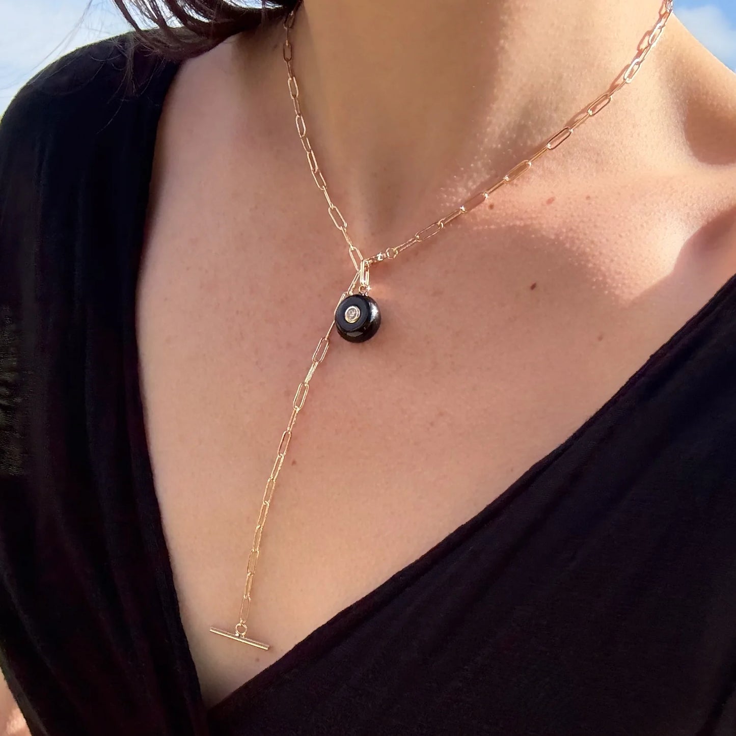 Bebe Onyx Charm