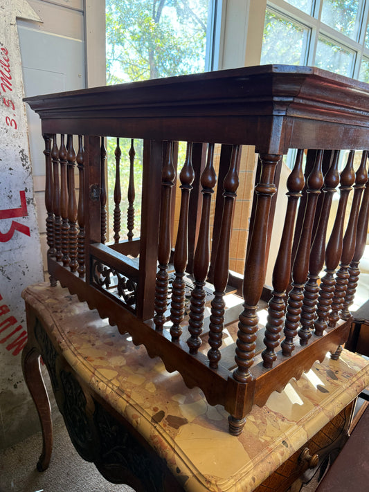 Antique French-Style Panetière Marble Top