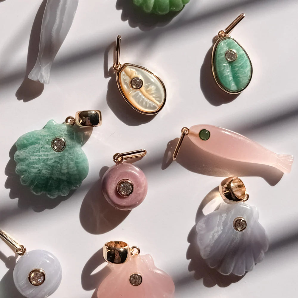 Cowy Mother of Pearl Charm