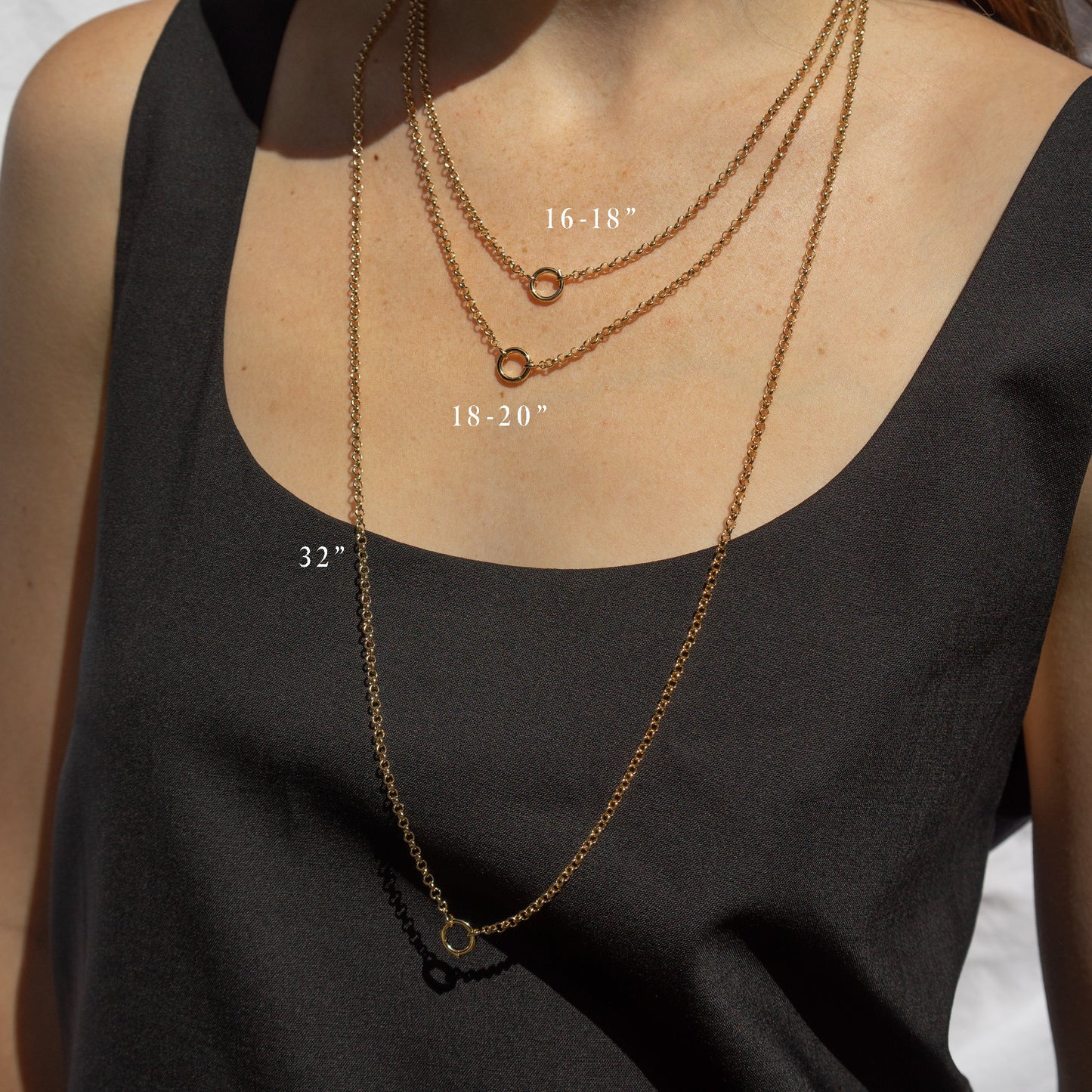 Viny Charm Necklace 16-18”