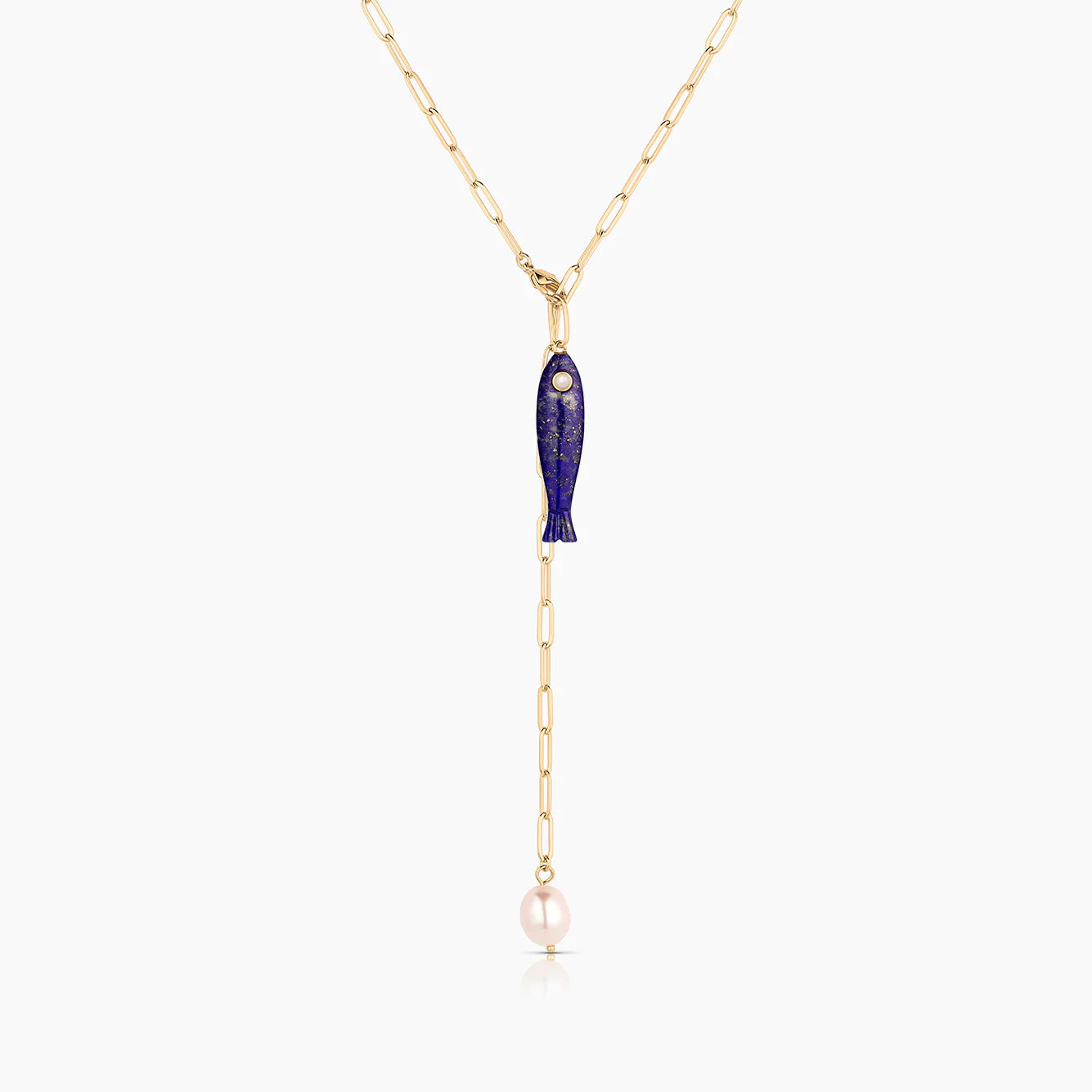 Fish Lapis Charm