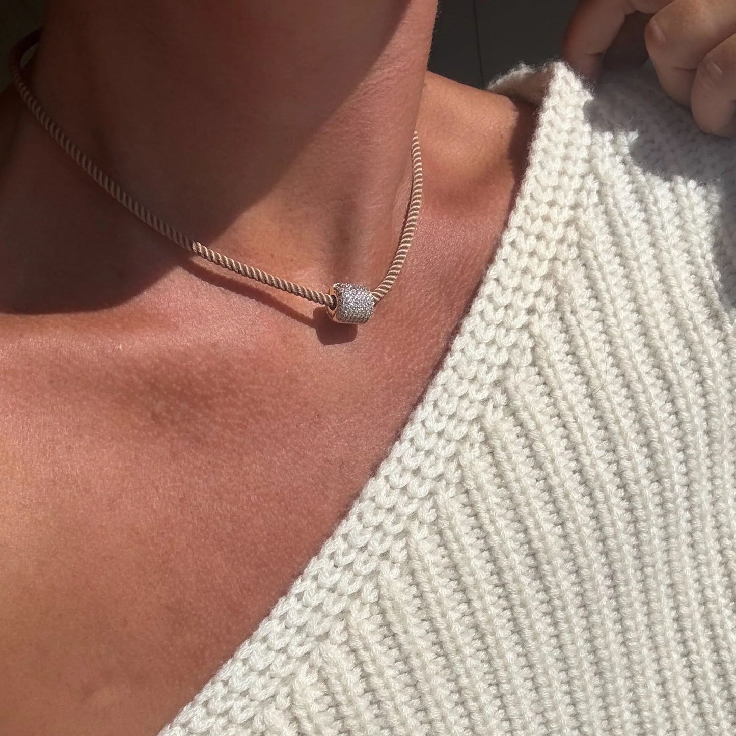 Celine Pave Bead Charm