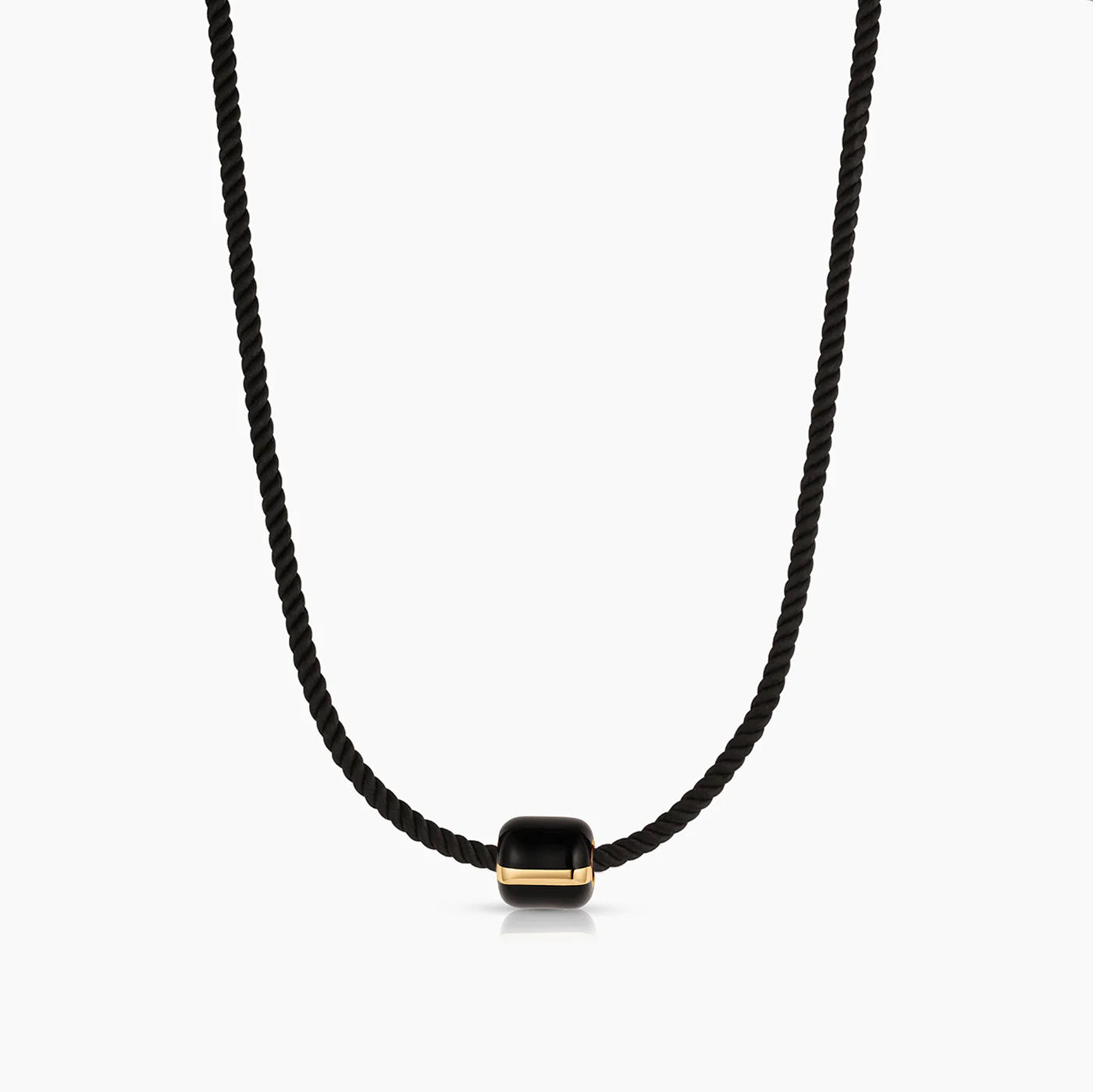 Celine Black Enamel Bead Charm