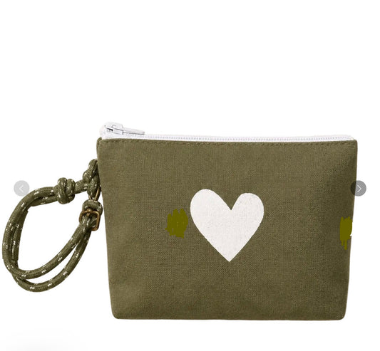 Imperfect Heart Wristlet Amy Green
