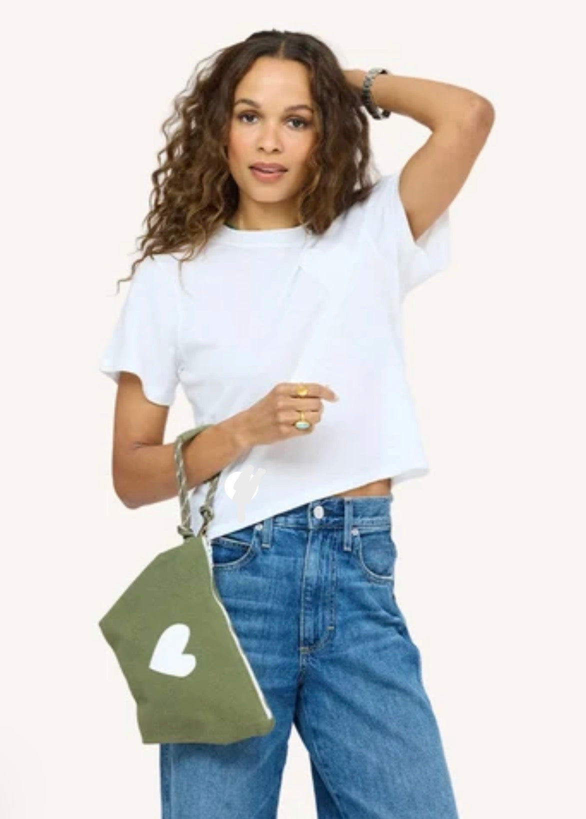 Imperfect Heart Wristlet Amy Green