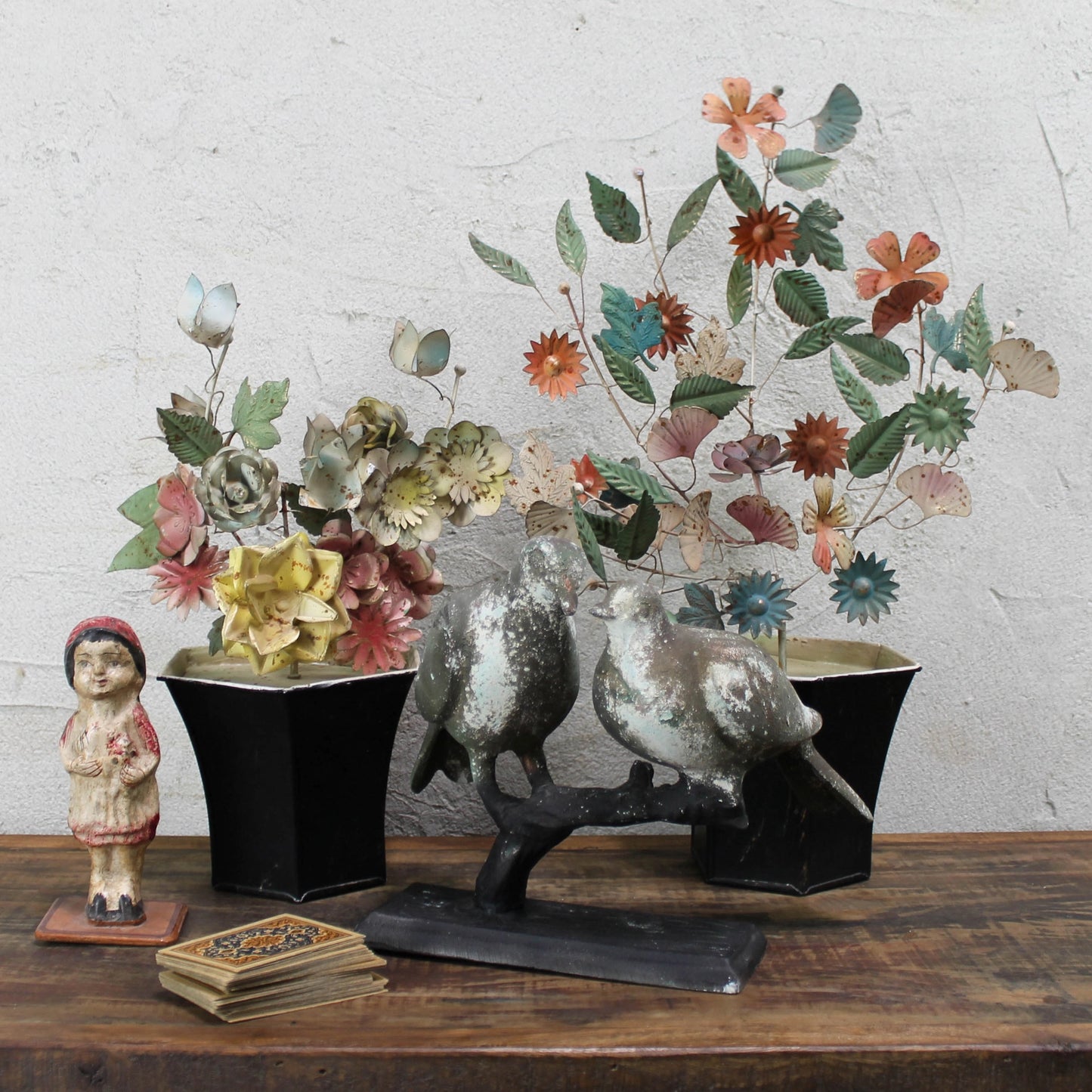 Decorative Plant, Metal - Roses