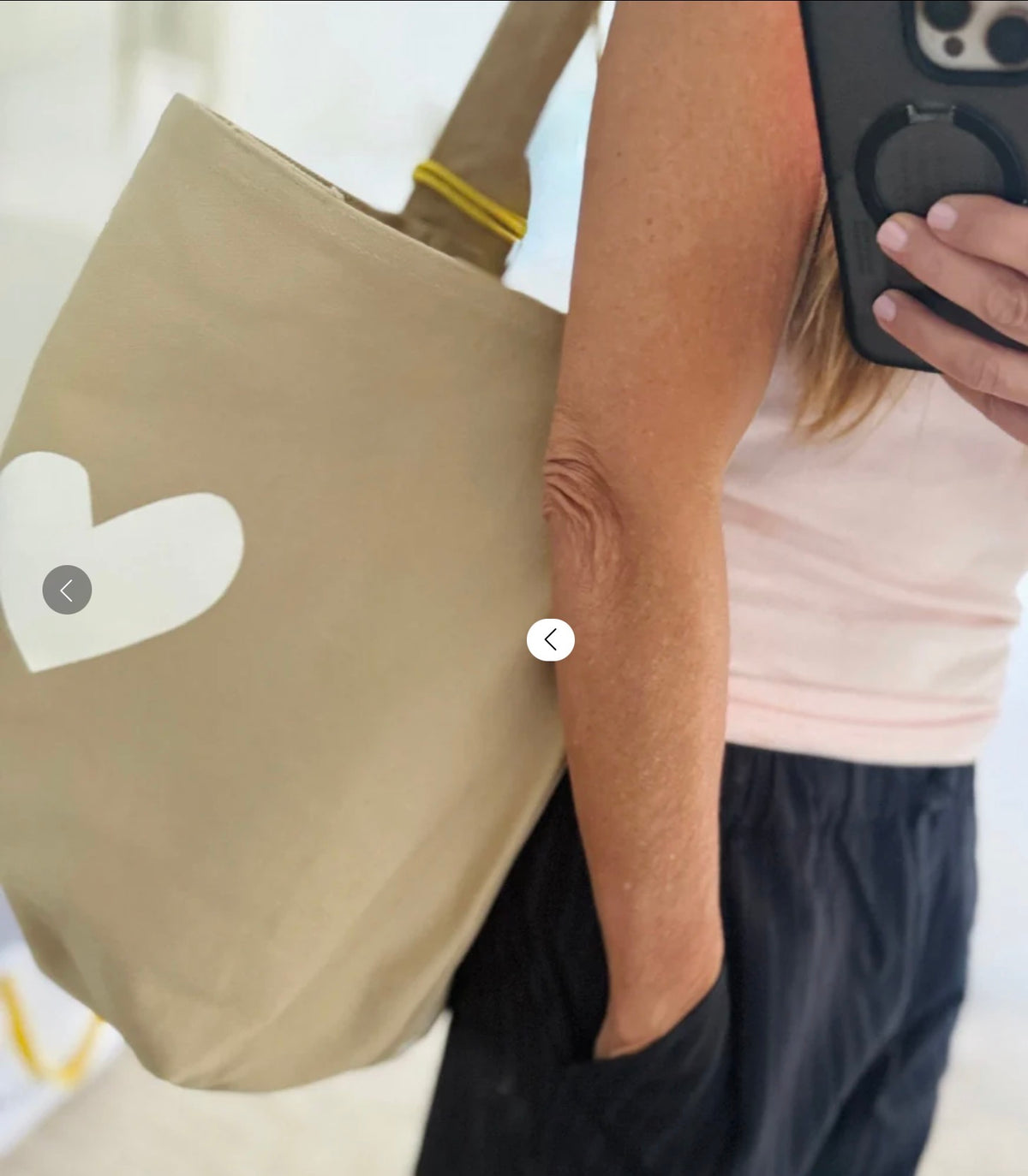 KR Imperfect Heart Hobo Tote