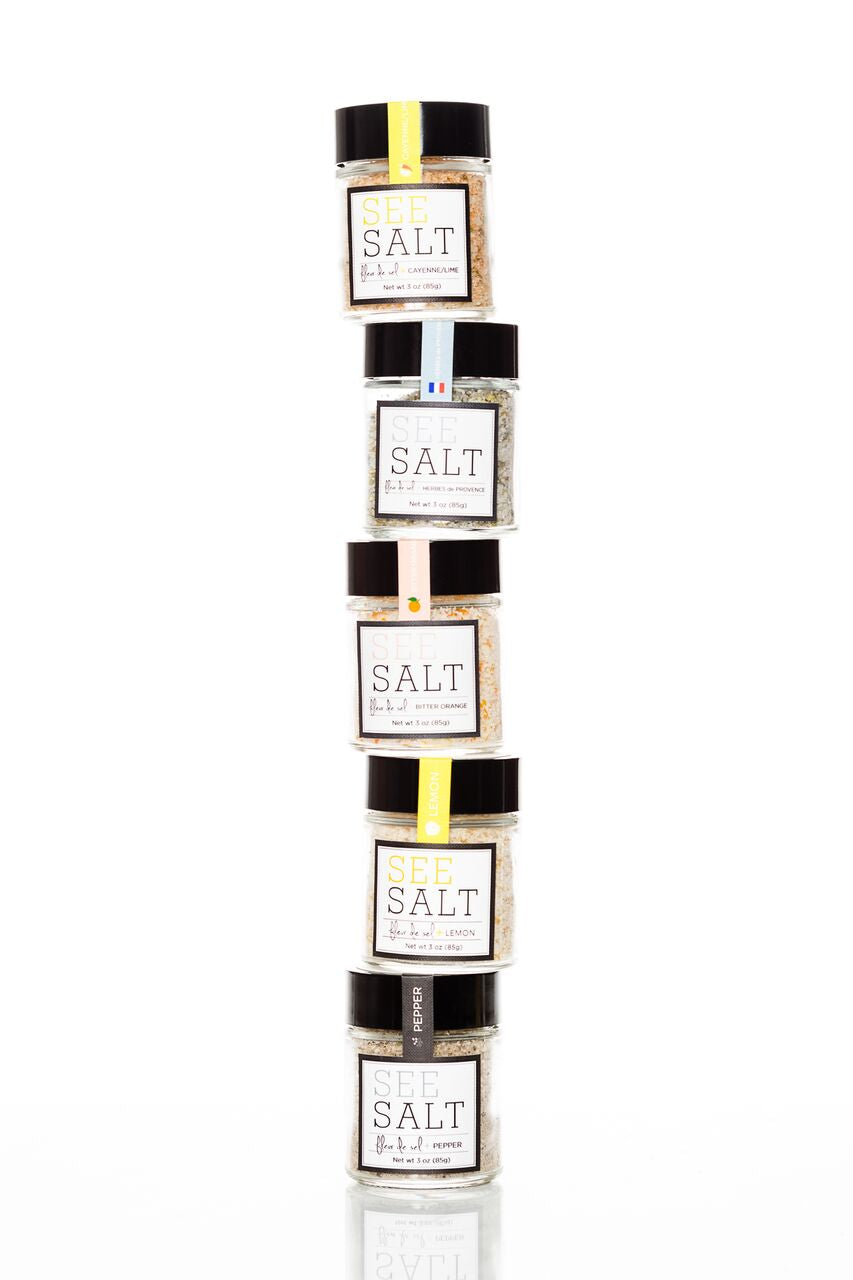 Fleur De Sel Sea Salt + Pepper