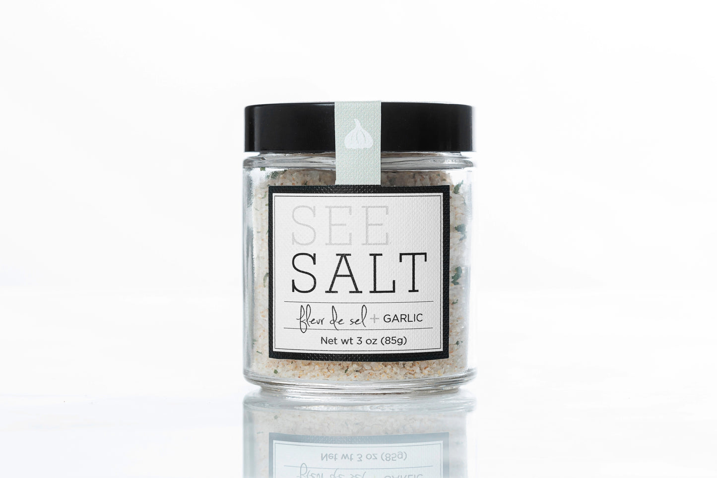 Fleur De Sel Sea Salt + Roasted Garlic