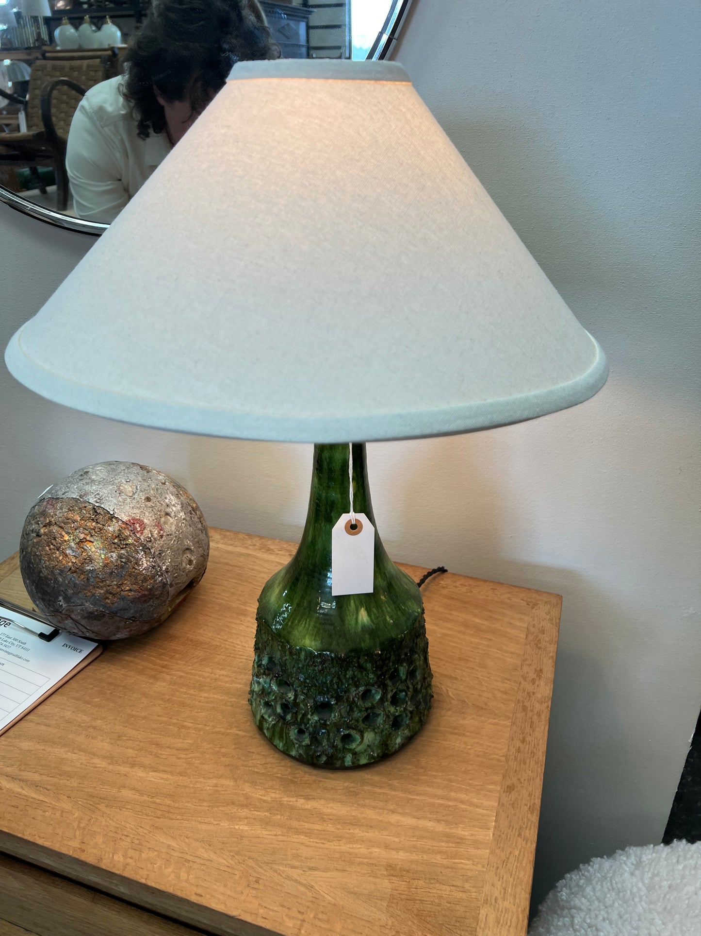 Green Danish Lamp