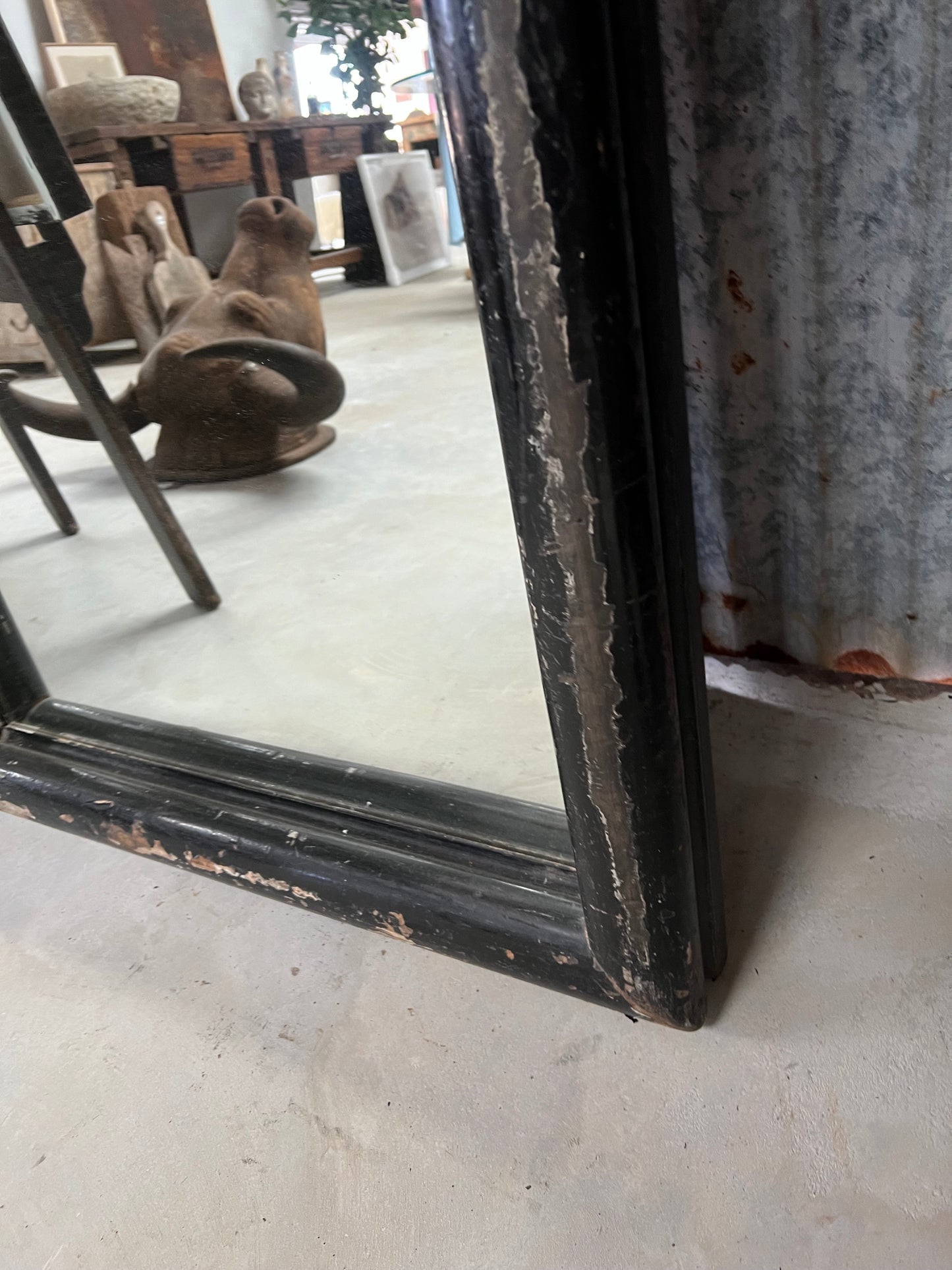 Black Patina Painted Mirrors