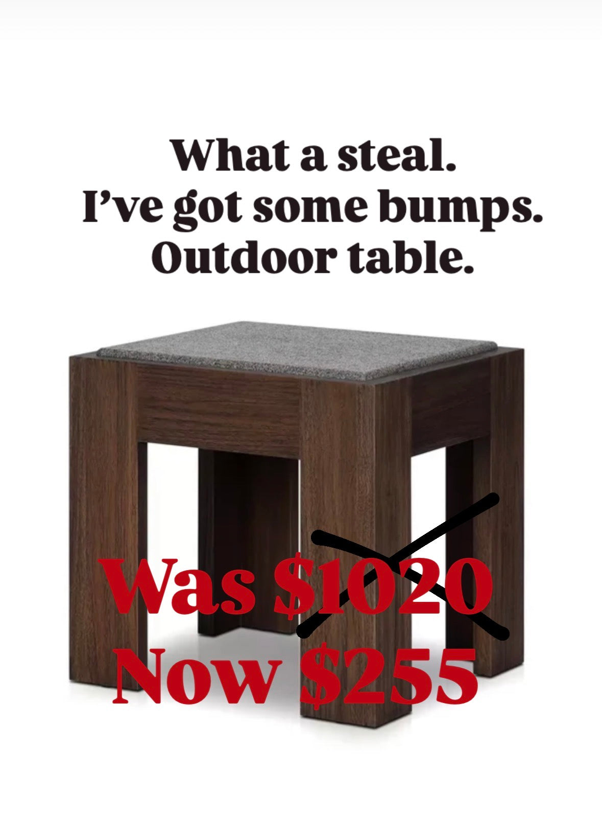 North Outdoor Side Table