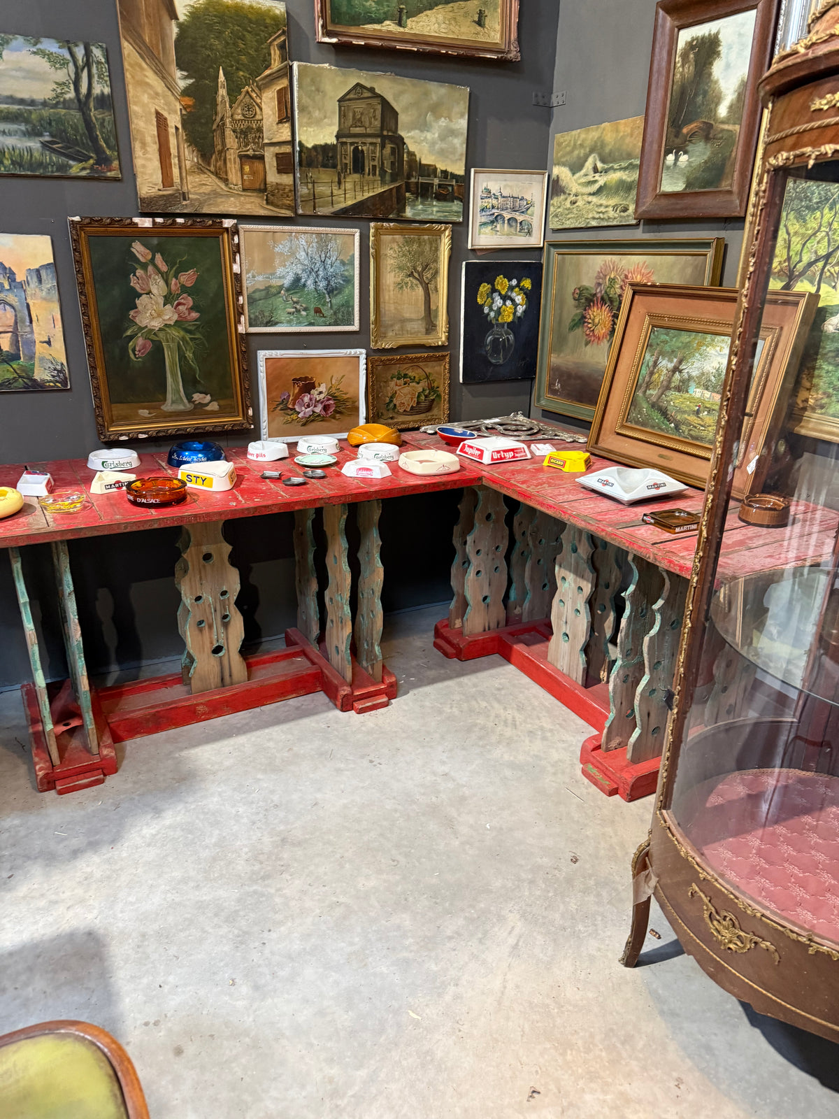Vintage Painted Zoo Tables