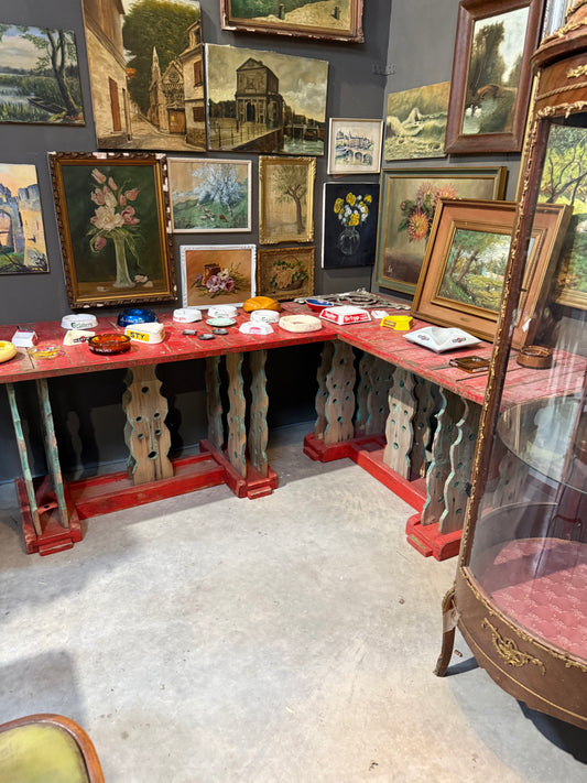 Vintage Painted Zoo Tables