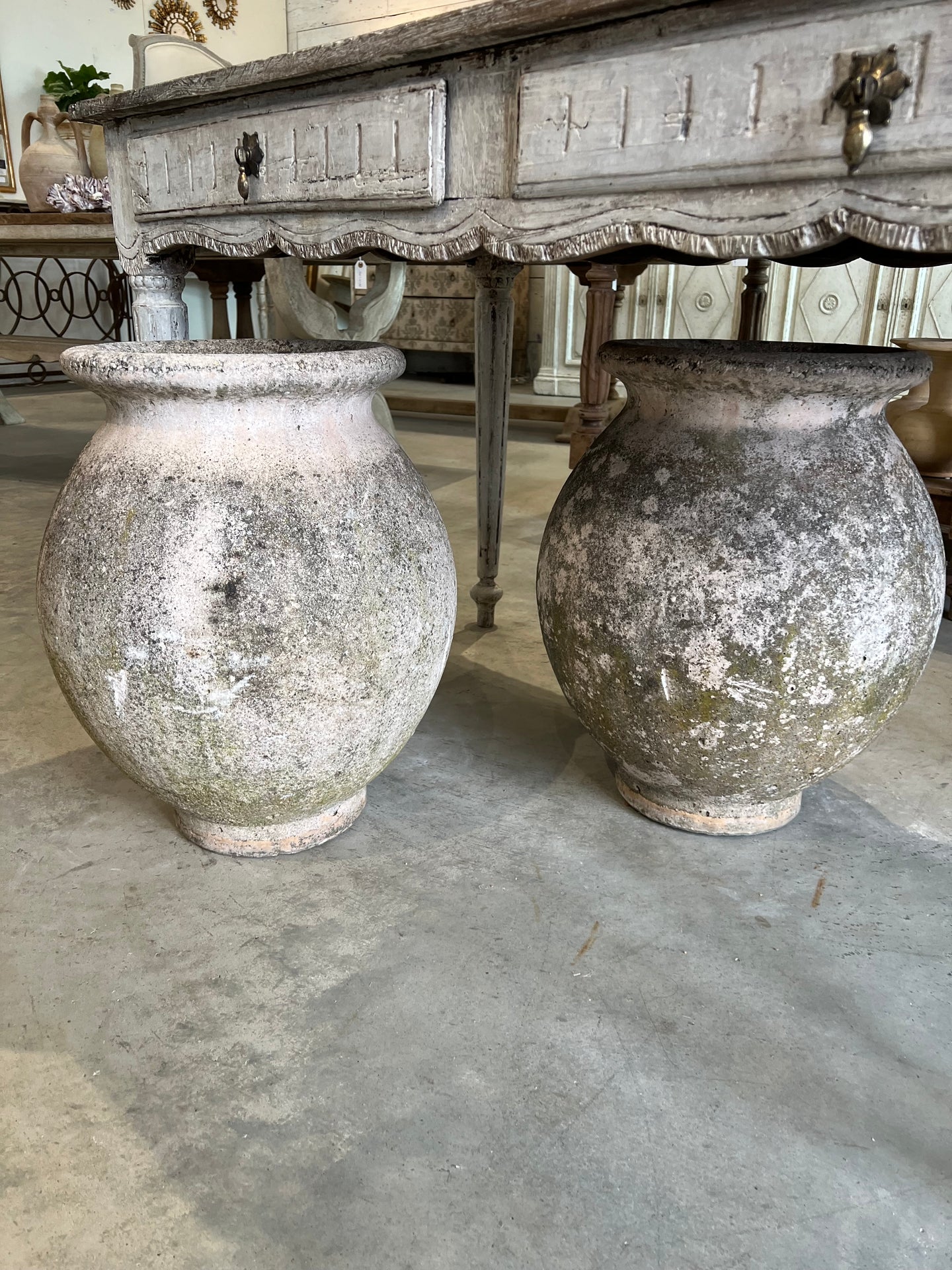Carved Stone Urn