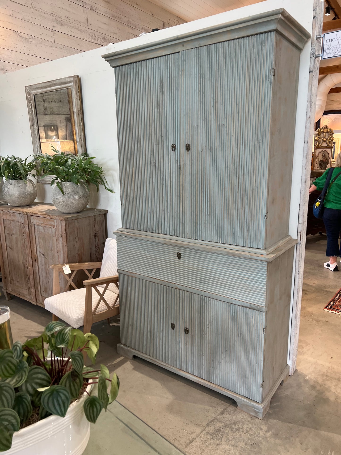 Italian Reeded Cabinet