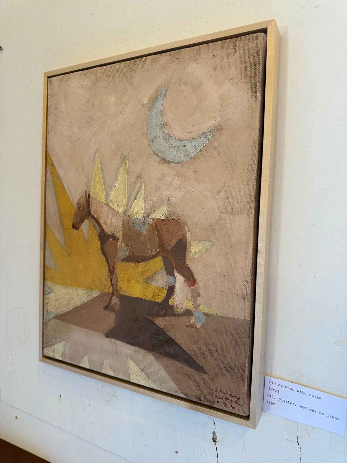 Rising Moon with Horse
