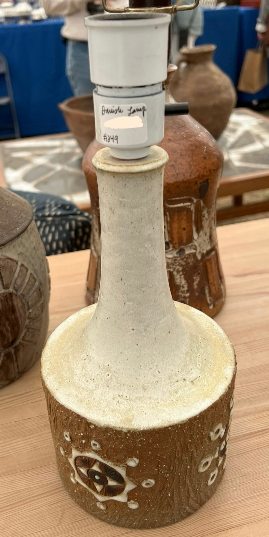 Danish Pottery Lamp