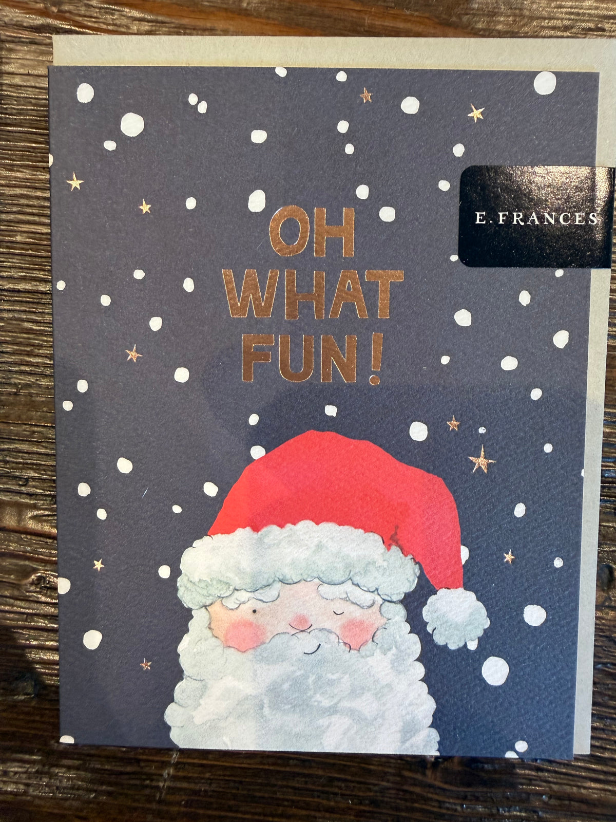 Oh What Fun Santa Card