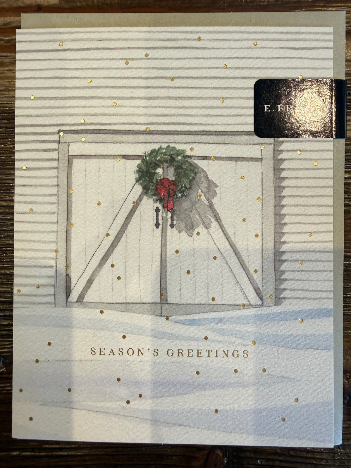 Holiday Barn Card